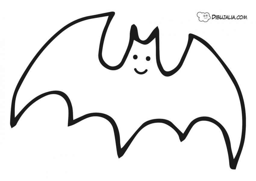 Silueta de murciélago - Dibujo #280 - Dibujalia - Dibujos para Colorear y  Recursos Educativos