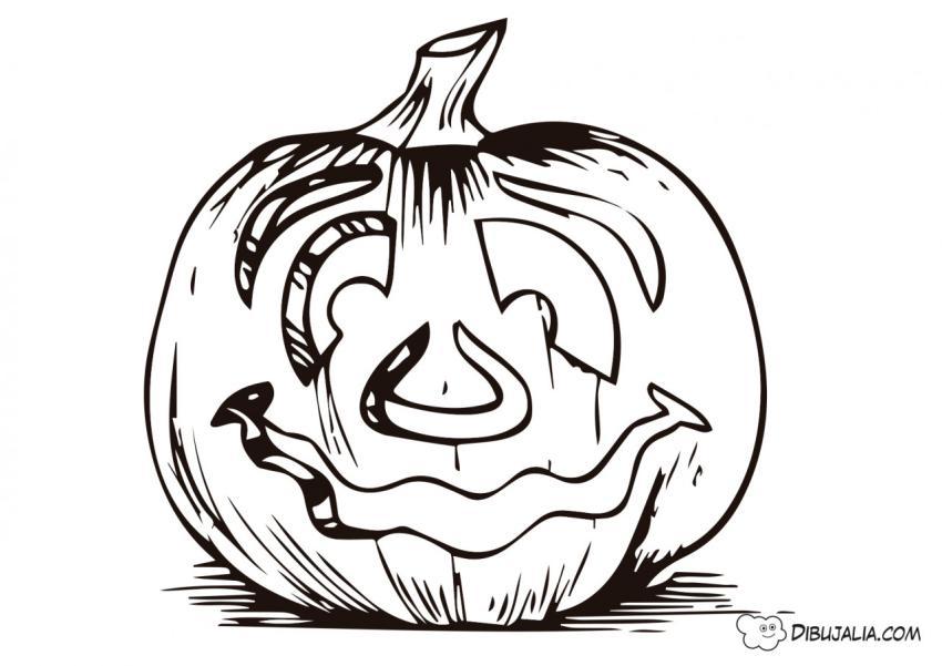 Calabaza un poco loca