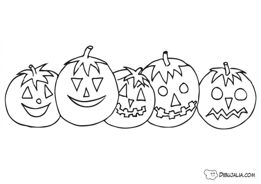 Cenefa de calabazas