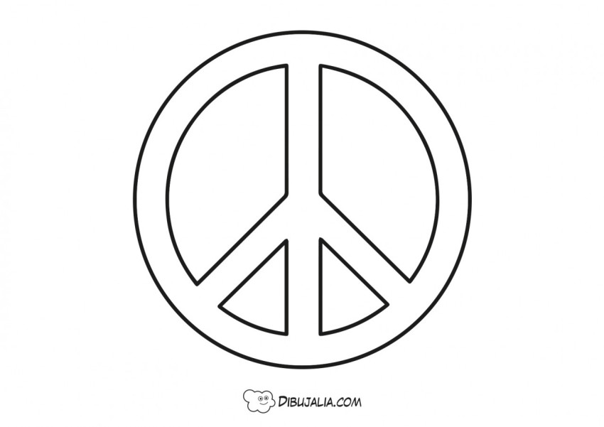 Símbolo de la Paz hippie