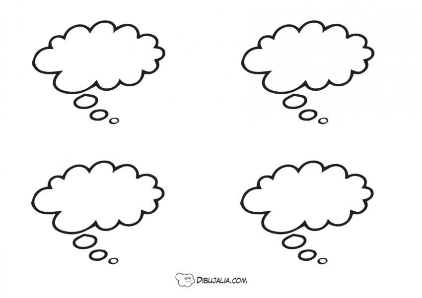 Plantilla de bocadilos de comic