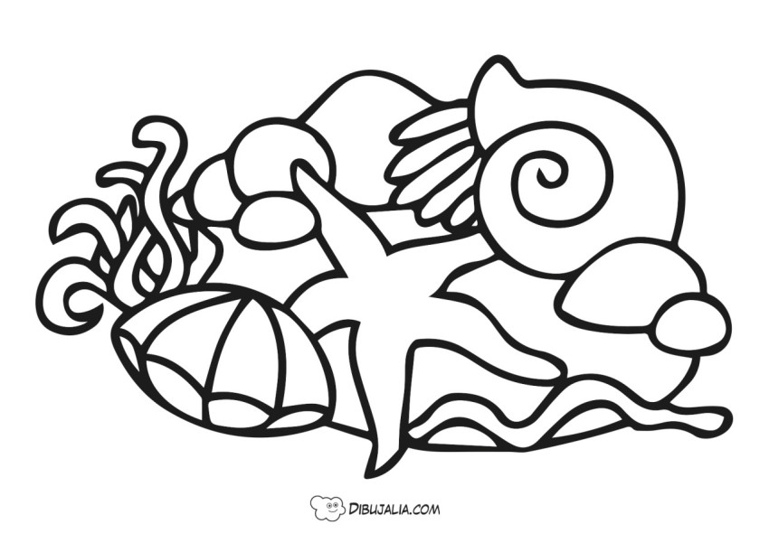 Animales del fondo del mar - Dibujo #1200 - Dibujalia - Dibujos para  Colorear y Recursos Educativos
