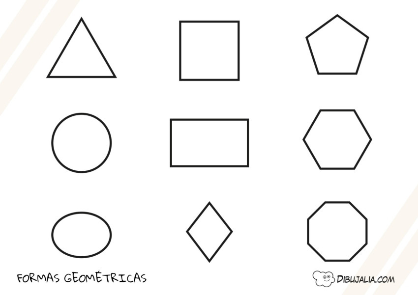 Formas geometricas colección - Dibujo #1251 - Dibujalia - Dibujos para  Colorear y Recursos Educativos