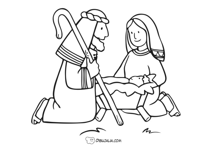 San José - Vigen Maria y el niño Jesús