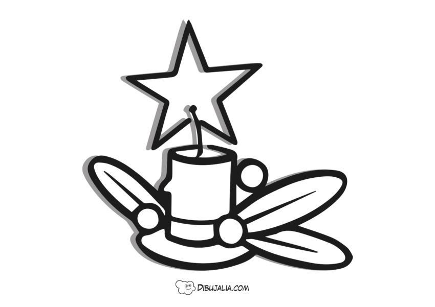 Vela con estrella
