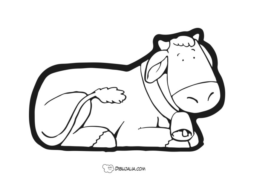 Vaca o buey - Dibujo #1332 - Dibujalia - Dibujos para Colorear y Recursos  Educativos