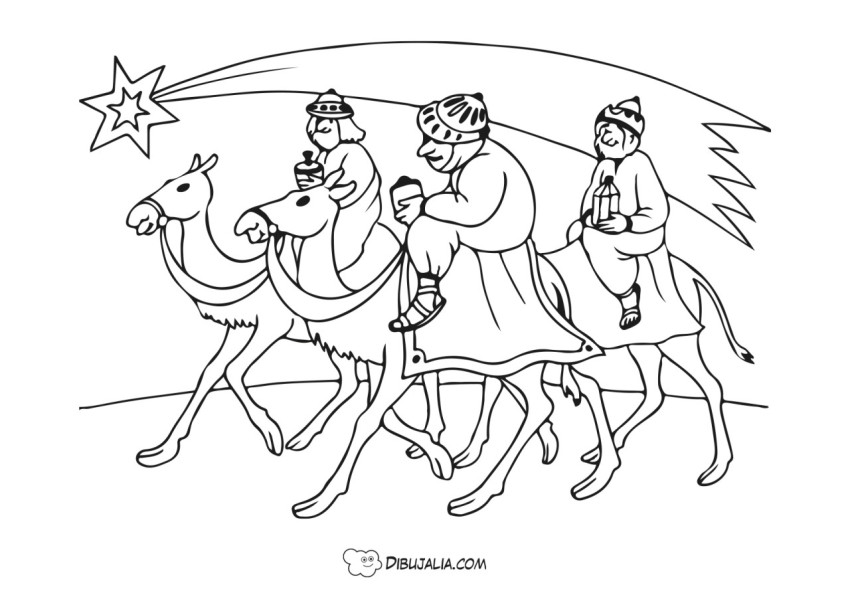 Reyes Magos en camello