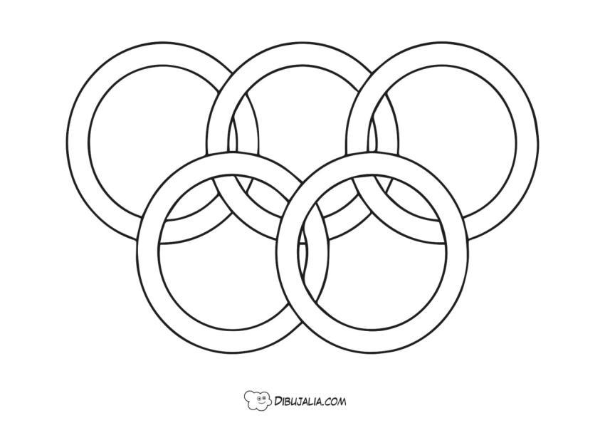 Aros Olímpicos colorear - Dibujo #1437 - Dibujalia