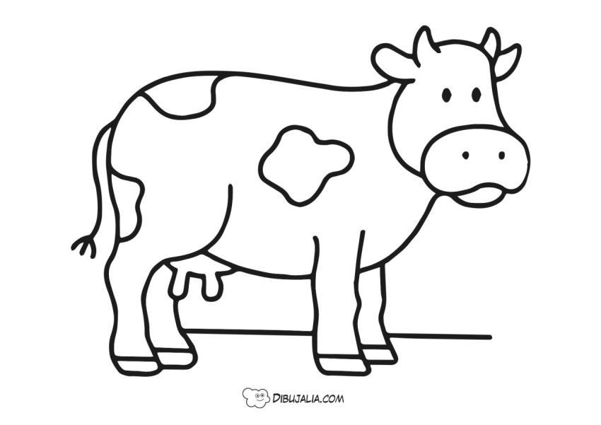 Vaca lechera - Dibujo #1654 - Dibujalia