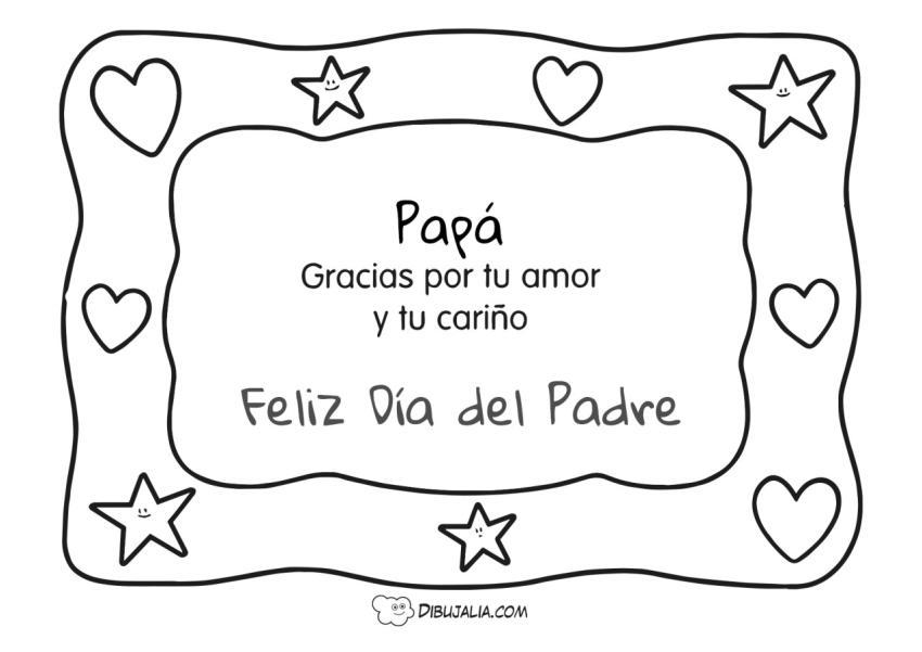 Día del Padre - Dibujalia