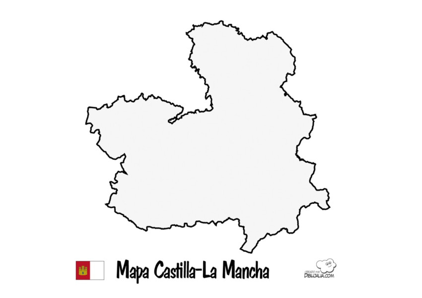 Mapa de Castilla La Mancha