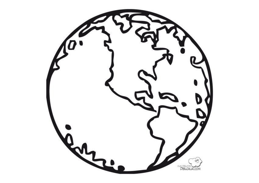 Globo Mapa de la Tierra