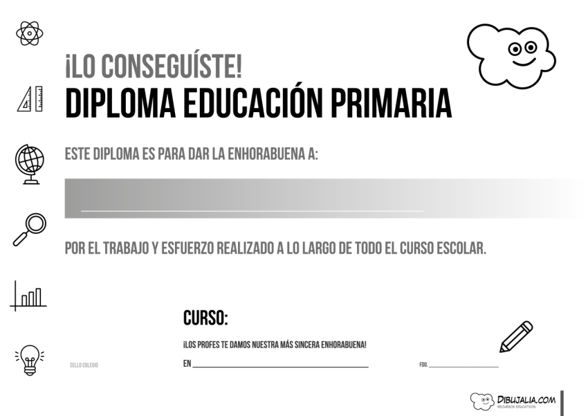 Diploma para Educación Primaria