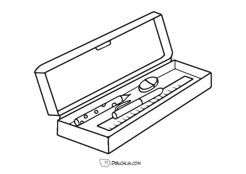 Estuche de madera