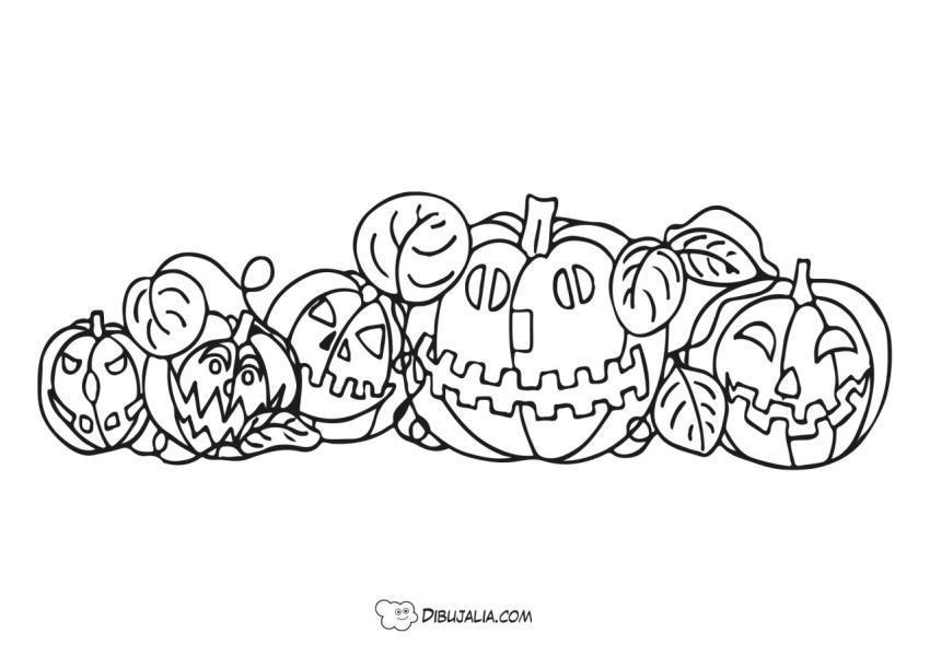 Cenefa de calabazas