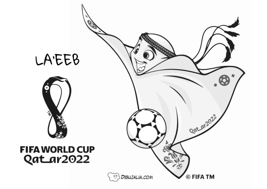 Mascota Laeeb Qatar 2022