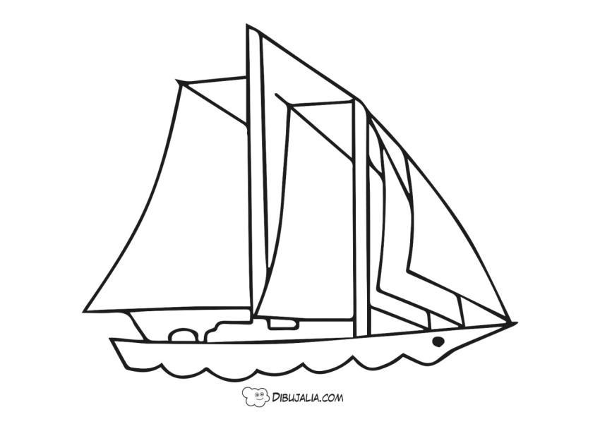 Velero navegando