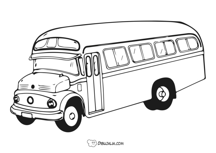 Autobus clásico de colegio