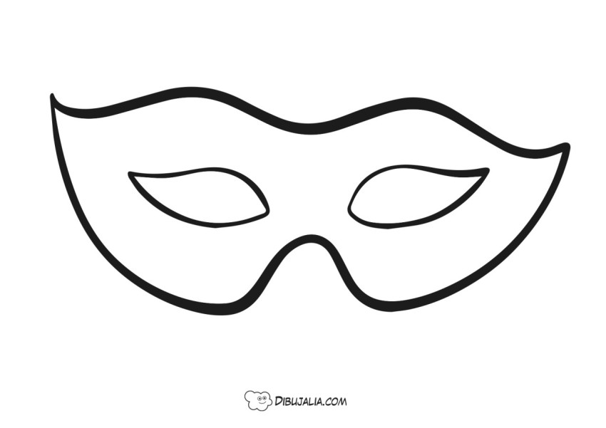Máscara de Carnaval Asimétrica