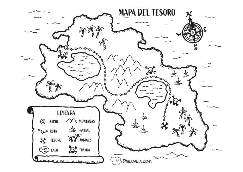 Mapa del Tesoro para Piratas