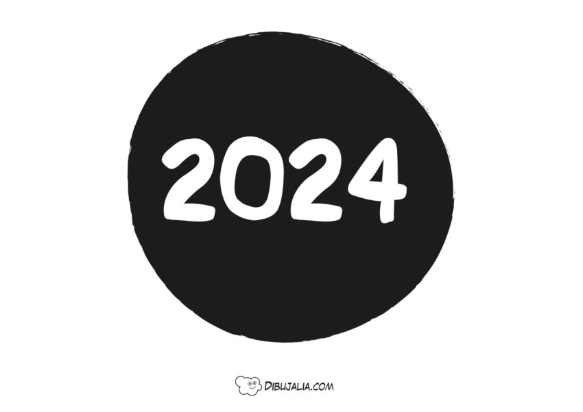 2024 sticker negro