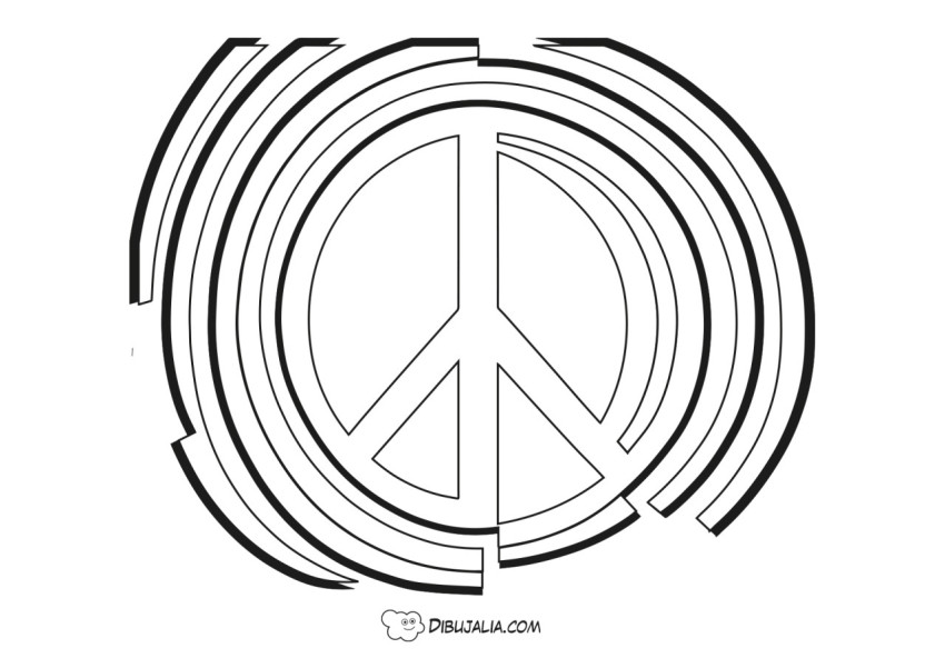 Ilustracion con Simbolo de Paz
