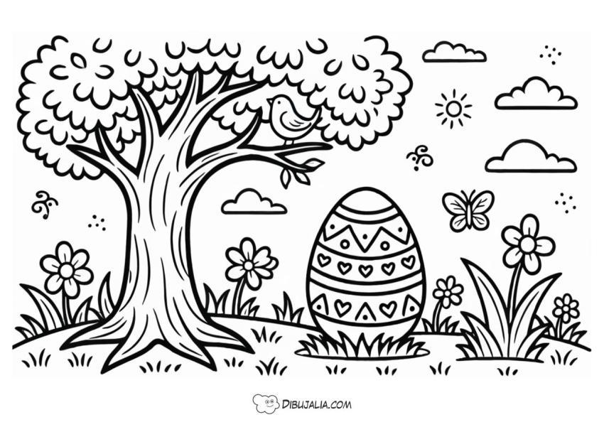 La Primavera y  Huevo de Pascua