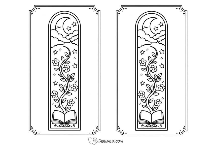 Marcapáginas Doble Libro Luna