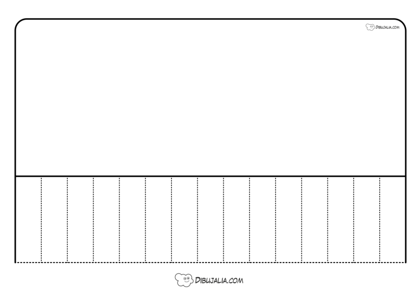 Plantilla de Anuncios con tiras