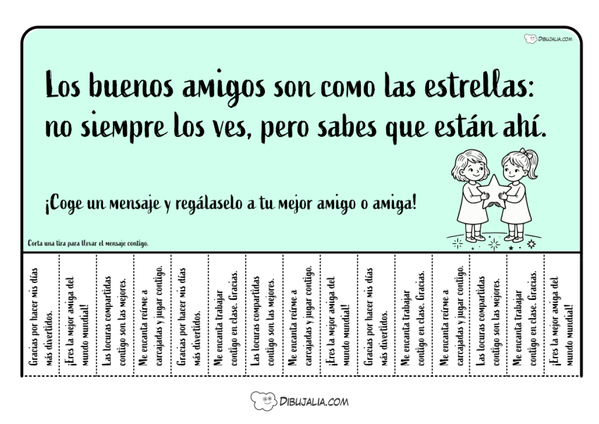 Anuncio Tiras de Amistad