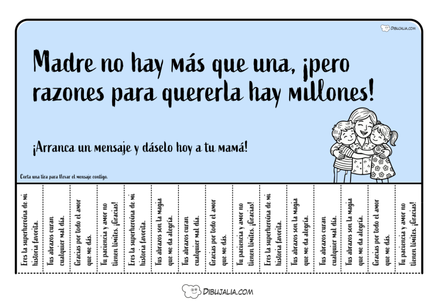 Anuncio Tiras Día de la Madre