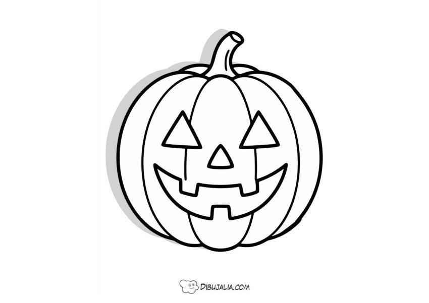 Calabaza formas triángulos