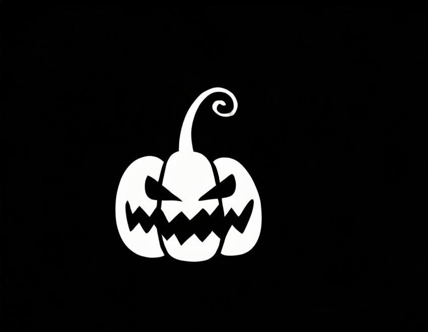 Calabaza de Halloween terror