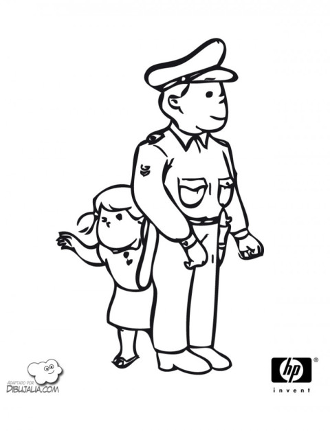 Derecho a la seguridad y protección - Dibujo #422 - Dibujalia - Dibujos  para Colorear y Recursos Educativos