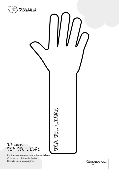 Marcapáginas Mi Mano