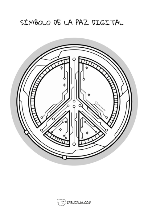 Simbolo de la Paz Digital