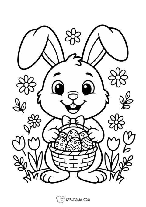 Easter bunny Eggs Bag