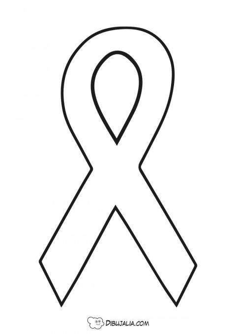 Lazo solidario colorear eventos