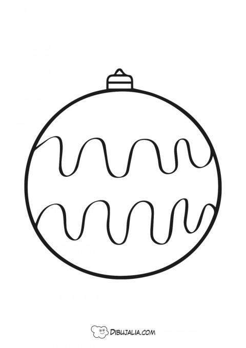 Bola de Navidda ondas
