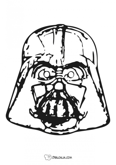 Máscara Darth Vader del terror