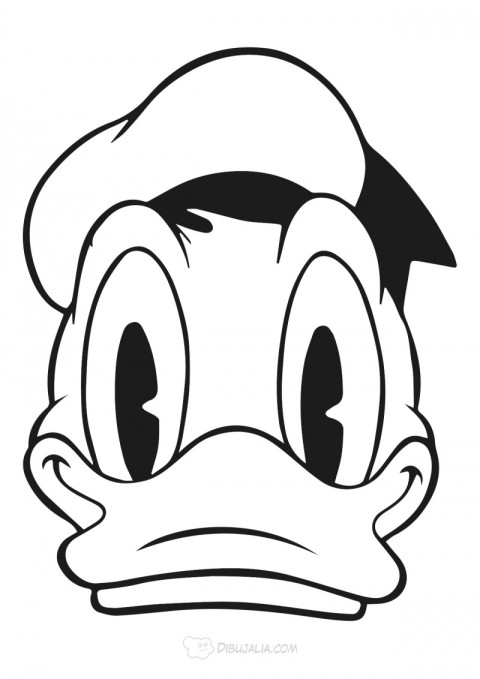 Máscara del Pato Donald