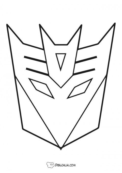 Máscara Transformers Decepticon