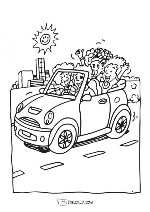 Viajar en coche de vacaciones