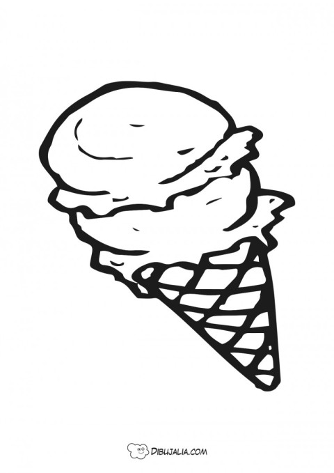 Gran cono de helado