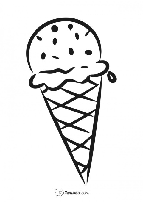 Colo de helado - Dibujo #946 - Dibujalia - Dibujos para Colorear y Recursos  Educativos