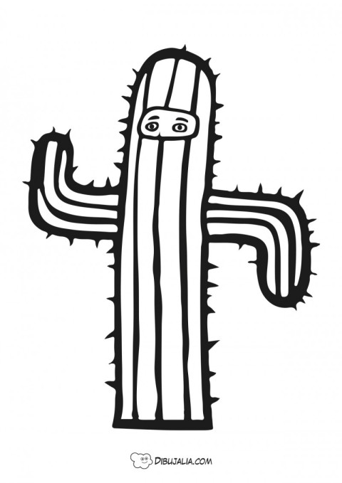Disfraz de cactus