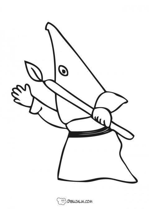 Nazareno con vela