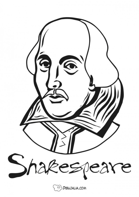 retrato William Shakespeare
