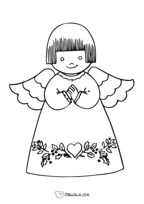 Una niña ángel