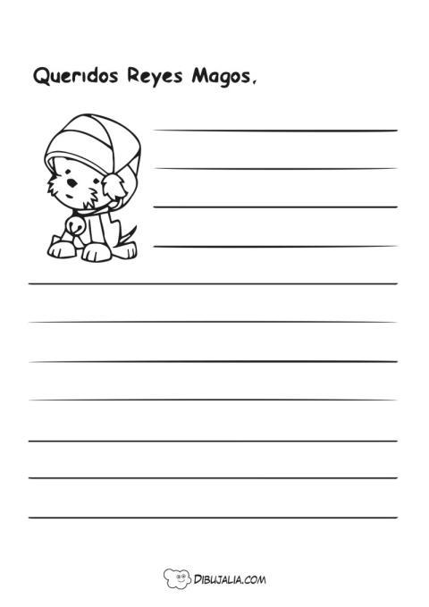 Carta Reyes Magos Perrito